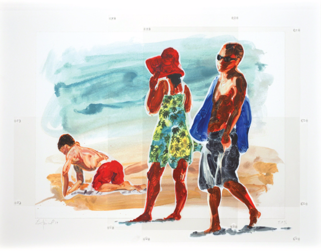Eric Fischl, Man, Woman, Boy, 2018