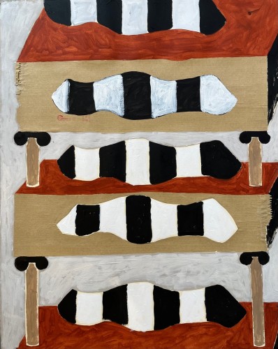 Wayne Pate Polychromy Fragments Shelved, 2021