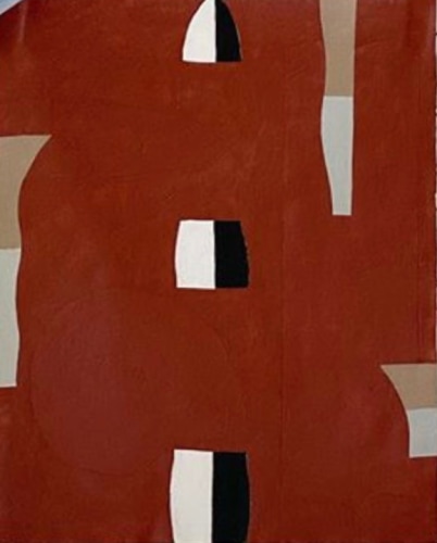 Wayne Pate, The Excavation in the Red Ochre Clay of Polychromed Fragments, 2020