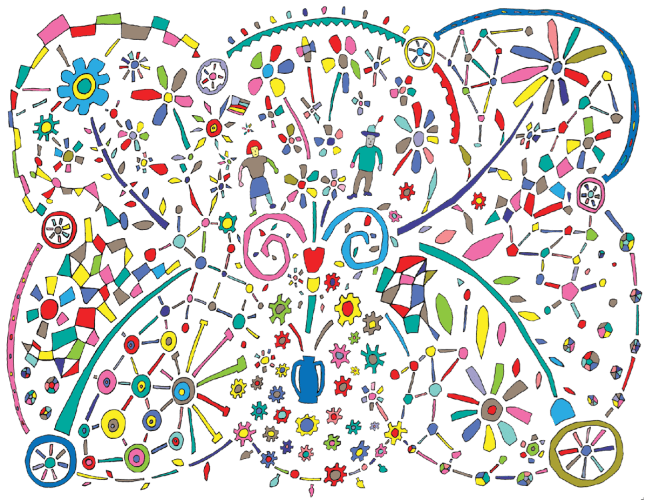 Tom Nussbaum, Red and Blue, 2016