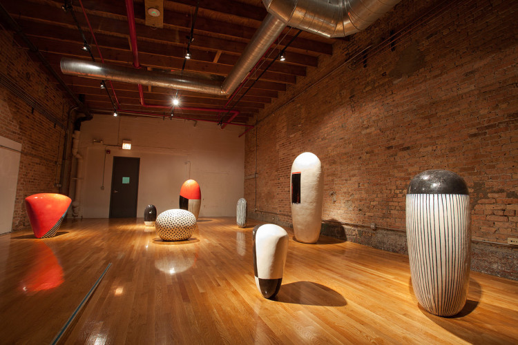 Jun Kaneko installation Austin Art Projects Chicago