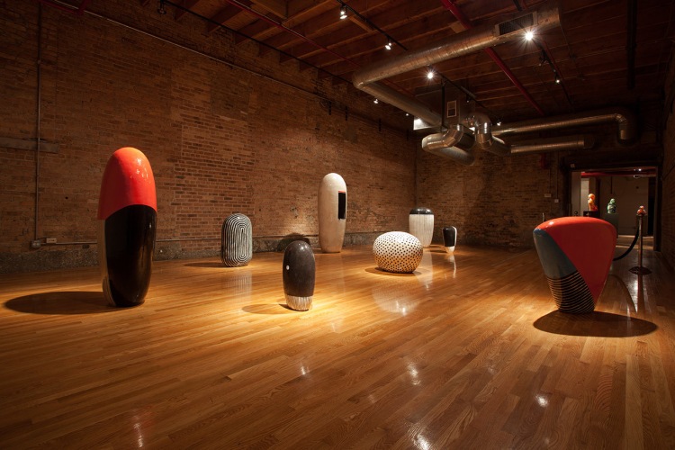 Jun Kaneko installation Austin Art Projects Chicago