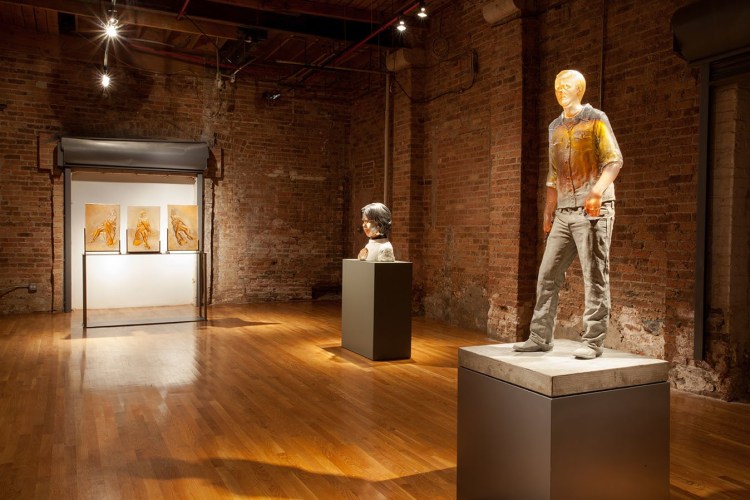 Oben Abright Chicago Exhibition Michael and Lynsey panels