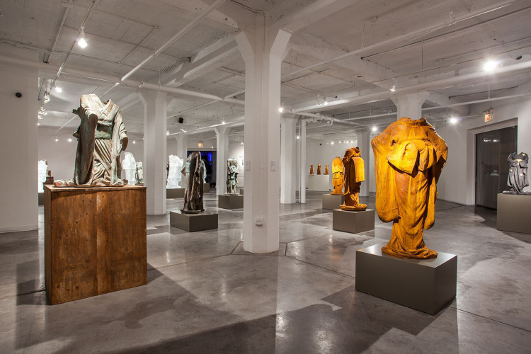 Karen LaMonte iron kimono, ceramic chado