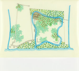 Tiffany Chung, FORT DU NORD-PLAN DU TERRAIN MILITAIRE (SAIGON, 26 AOÛT 1891)