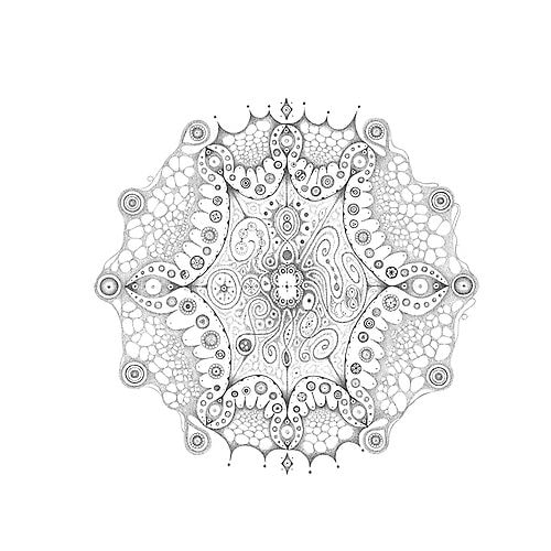 Michiyo Ihara Roots, Snowflake Series #88