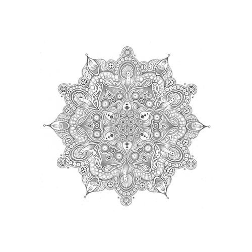 Michiyo Ihara Snowflakes #93- Mysterious Life