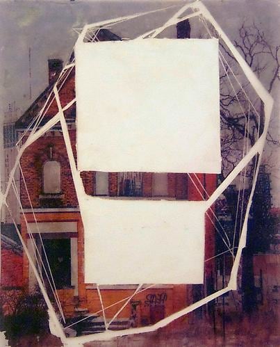 Couch mixed media on Mylar