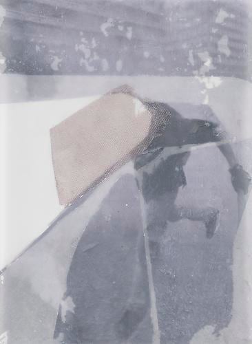 Defected Mixed media on mylar