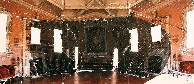 Gaping Maw Mixed media on mylar