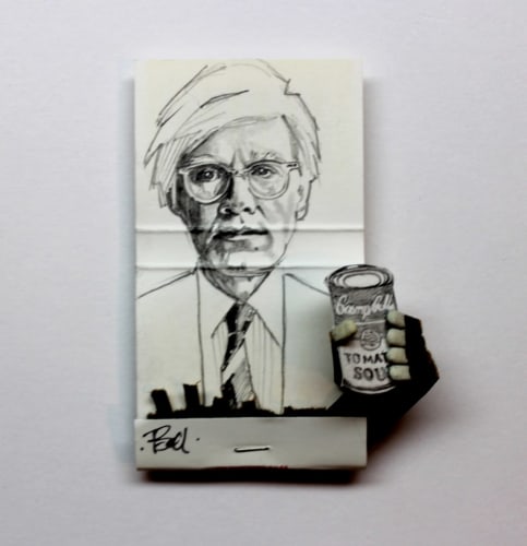Andy Warhol, Graphite on matchbox