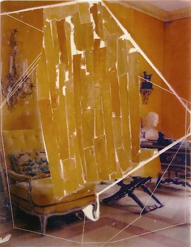 Patterns mixed media on Mylar