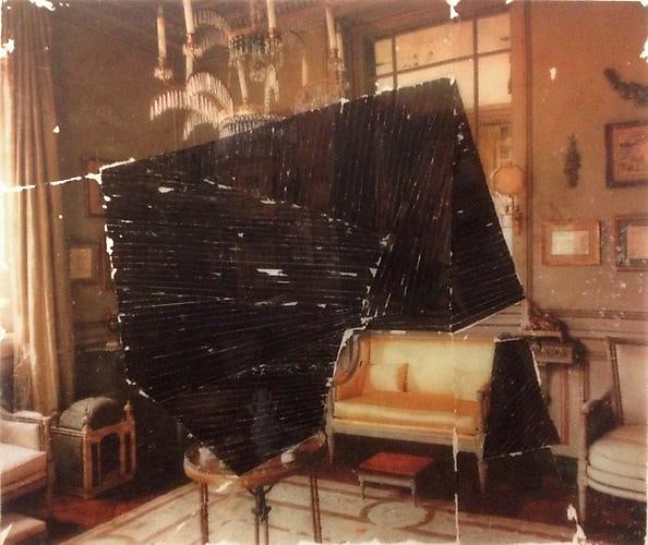 Occupancy mixed media on Mylar