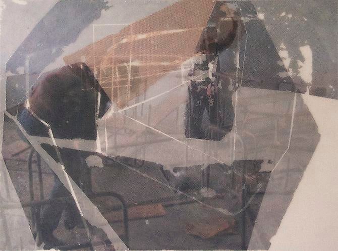 Stumped Mixed media on mylar