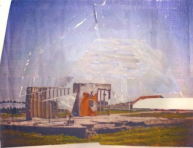 Inertia mixed media on Mylar