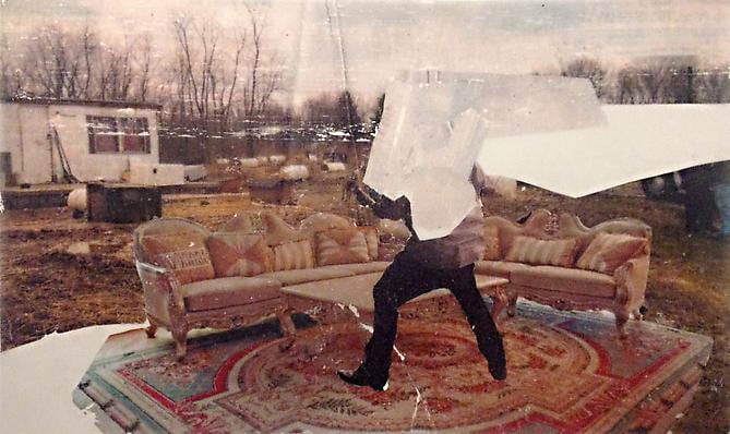 Shelters Mixed media on mylar