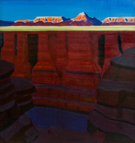 Conrad Buff, Deep Canyon, mountain landscape, Utah