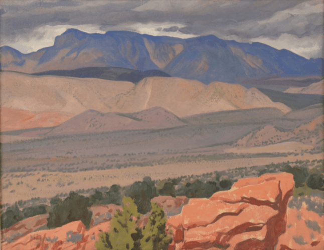 Maynard Dixon, Utah landscape painting, southern Utah