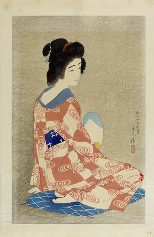Torii Kotondo, woodblock print
