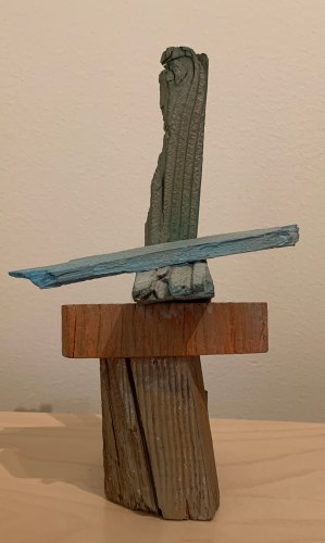 Defffebach, found wood sculpture, utah artist