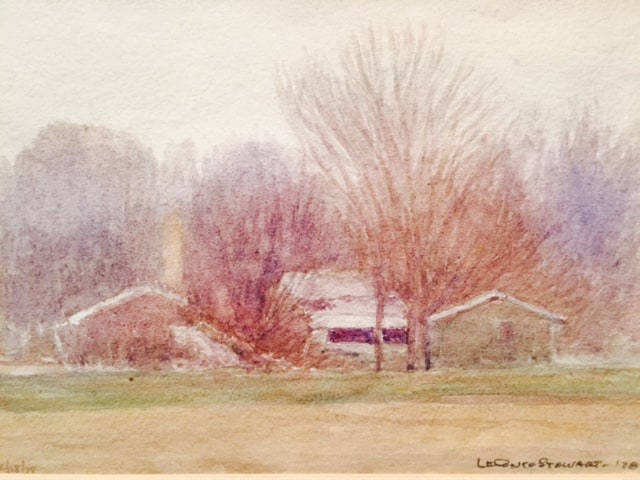 LeConte Stewart, Utah, Utah art, Utah artist,