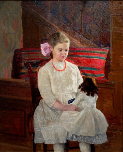 John Hafen, utah artist, portrait, pioneer heritage