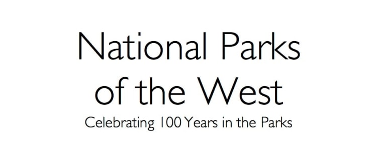 Cover page, National Parks