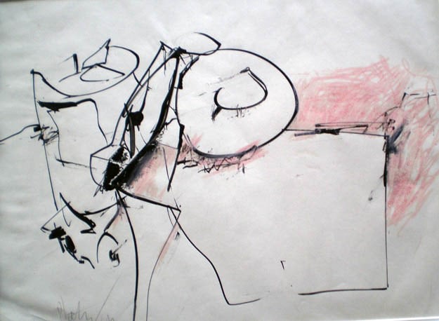 Walter Plate, Memories, 1969, mixed media on paper, 18 x 24 inches