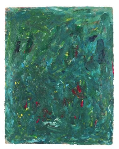 Untitled, 1972, oil on paper, 25 x 20 inches