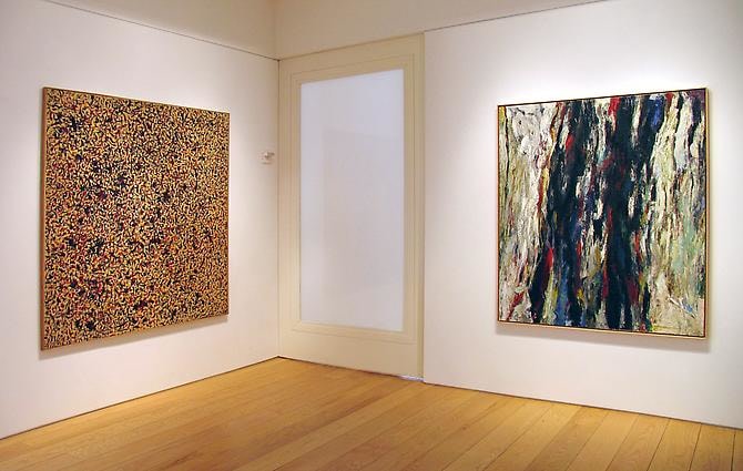 Installation view, Bella Pacifica: Bay Area Abstraction, 1946-1963: A Symphony in Four Parts, 2011