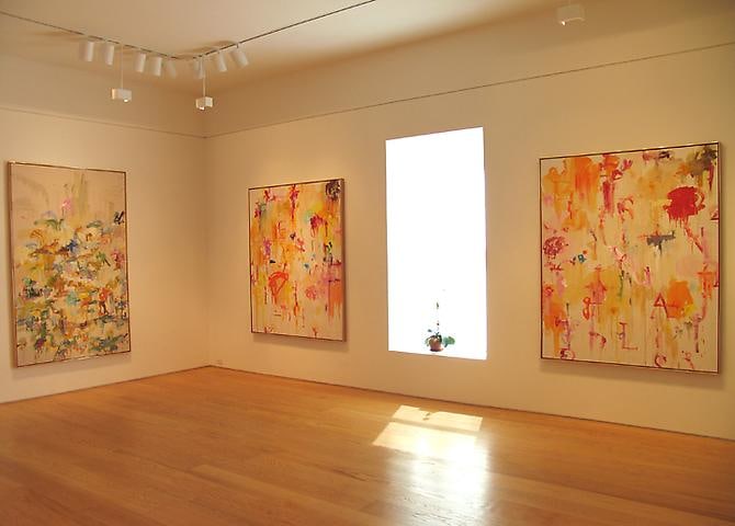 Installation view, Kikuo Saito: Paintings, 2009