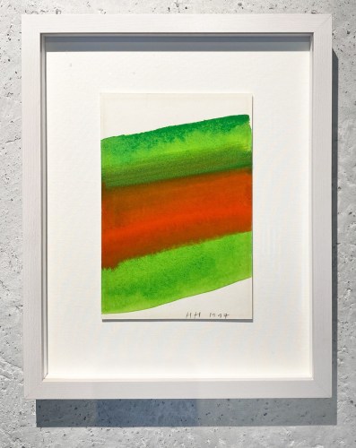 Howard Hodgkin, Menu Design for Chanterelle, 1997