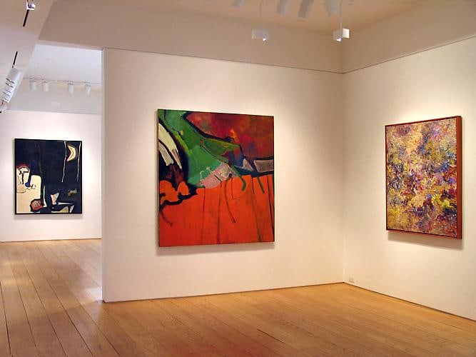 Installation view, Bella Pacifica: Bay Area Abstraction, 1946-1963: A Symphony in Four Parts, 2011