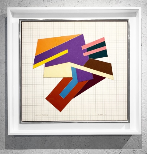 Frank Stella, Uzlany (Sketch), 1973