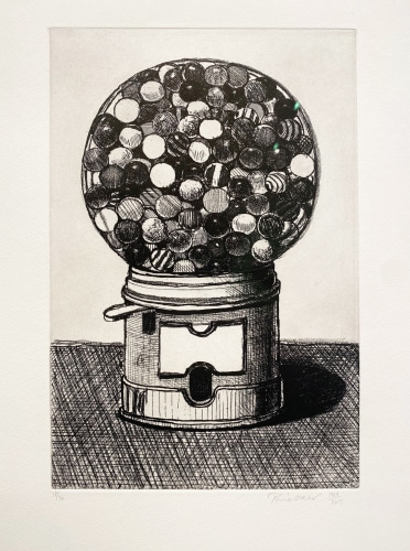 Wayne Thiebaud, Dark Gumball Machine, 1964/ 2017