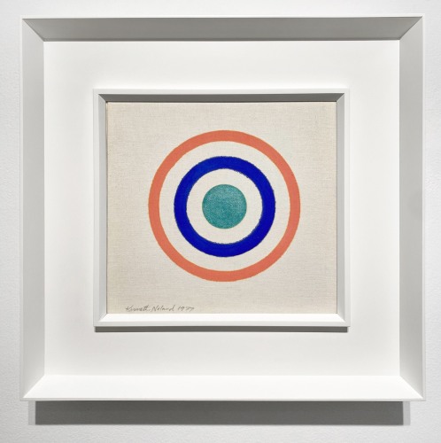 Kenneth Noland, Pink and Blue, 1977