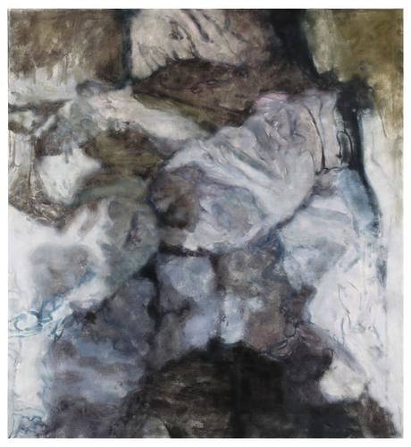 The Bed, 2014 Oil on linen 76 x 70 inches