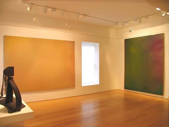 Installation view, Jules Olitski &amp;amp; Anthony Caro: Making Art as Naked as Possible, 1964-1978, 2011