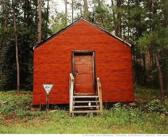 WILLIAM CHRISTENBERRY Red Building in Forest, Hale County, Alabama, 1994