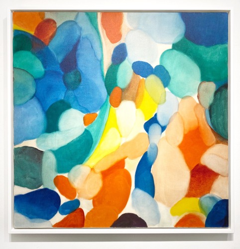 Alice Baber, Blue on Top, c. 1966