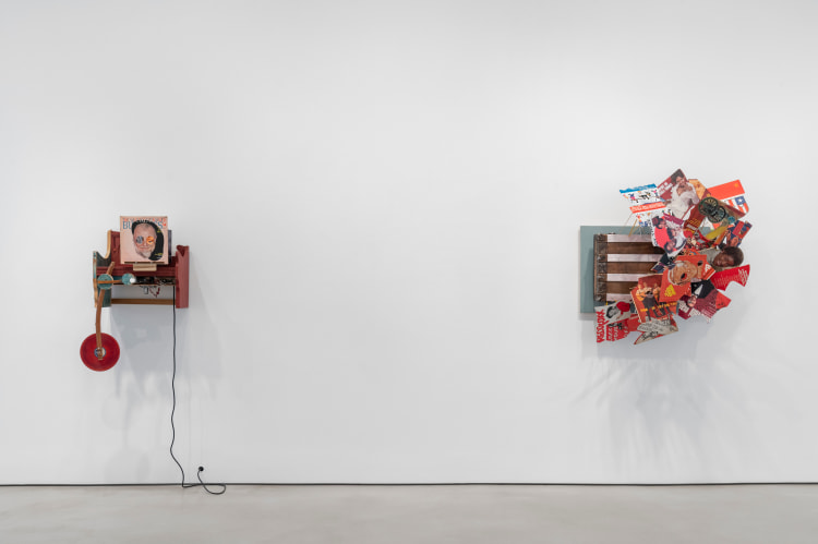 MARTIN KERSELS Installation view of Cover Story at Mitchell-Innes &amp; Nash, New York, 2019
