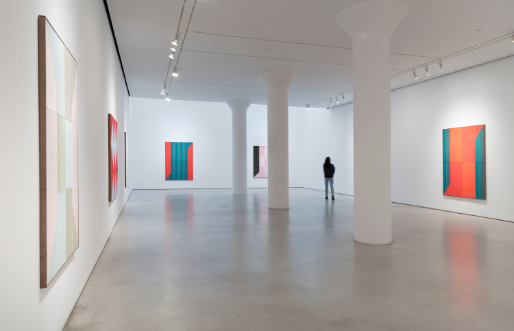 Brent Wadden Installation view of OGOPOGO at Mitchell-Innes &amp;amp; Nash, New York, 2023