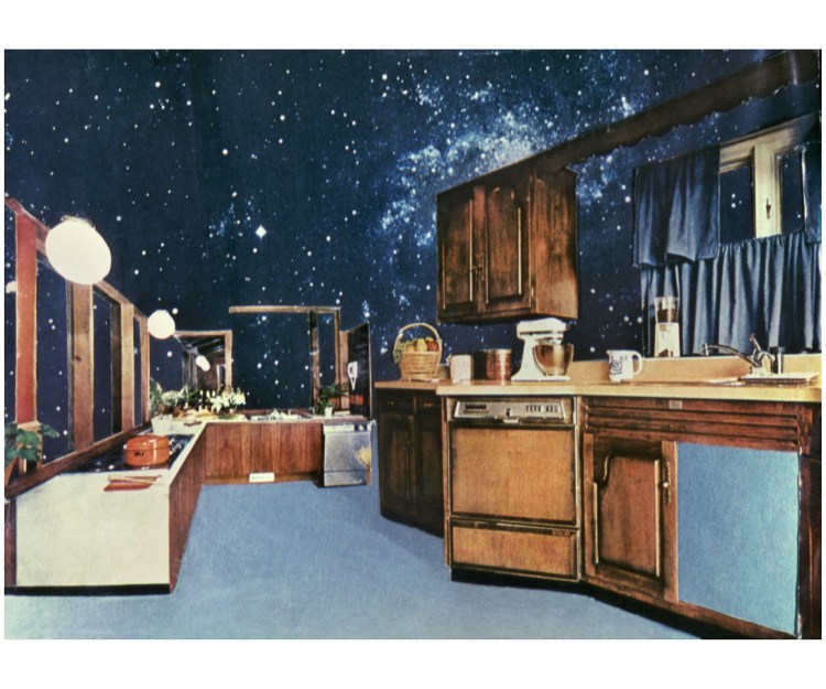 MARTHA ROSLER Cosmic Kitchen II, from the series&nbsp;House Beautiful: The Colonies