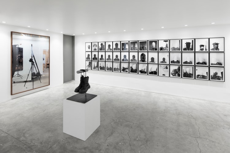 Installation view of Olvido, Sombra, Nada at Mitchell-Innes &amp;amp; Nash, Mexico City, 2022