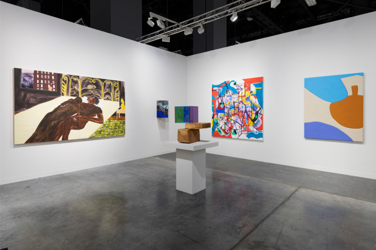 Installation view of Mitchell-Innes &amp;amp; Nash at Art Basel Miami Beach, Miami, Florida, 2023