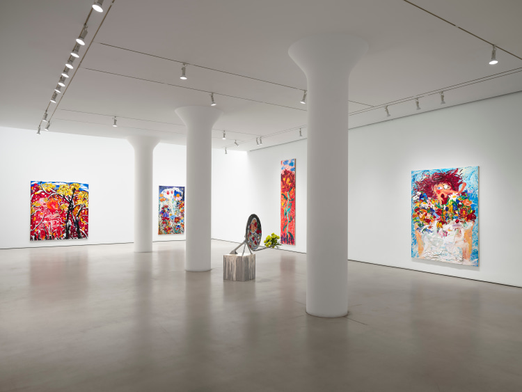 Yirui Jia Installation view of&nbsp;Seasonist at Mitchell-Innes &amp;amp; Nash, New York, 2024