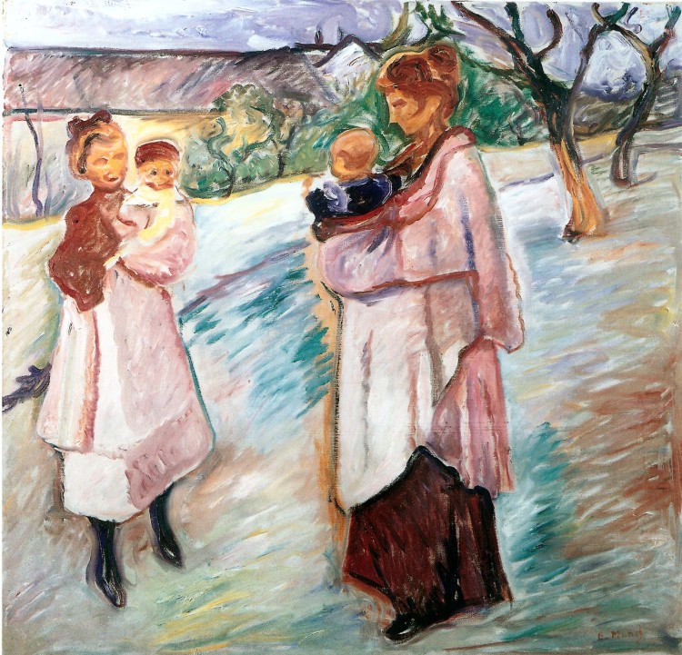 EDVARD MUNCH Mother and Children