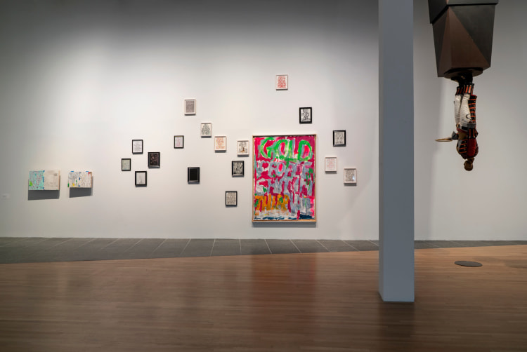 POPE.L Installation view of&nbsp;Climate Changing: On Artists, Institutions, and the Social Environment at Wexner Center for the Arts, Columbus, Ohio, 2021