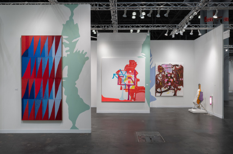 Installation view of Mitchell-Innes &amp;amp; Nash at The Armory Show, New York, 2022