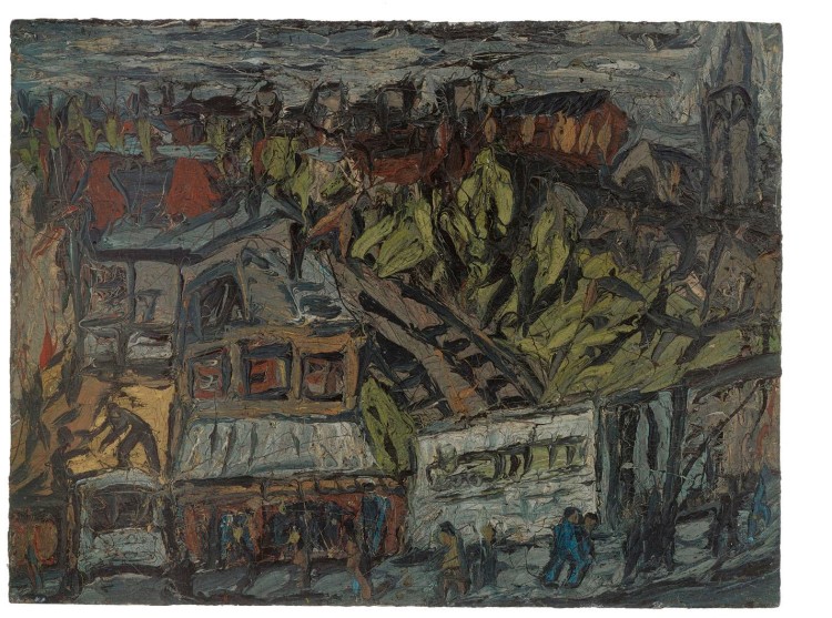 LEON KOSSOFF View of Hackney with Dark Day